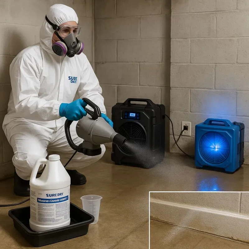 Sanitization and Odor Removal process in Richboro, PA